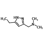 CAS 登录号：91868-17-6， 1-(5-乙基-1H-吡唑-3-基)-N,N-二甲基甲胺