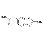 CAS 登录号：91880-86-3， 2-甲基-1,3-苯并噻唑-6-基乙酸酯