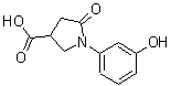 CAS#: 91891-24-6, 1-(3-Hydroxyphenyl)-5-oxo-3-pyrrolidinecarboxylic acid