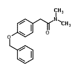CAS 登录号：919475-15-3， 2-[4-(苄氧基)苯基]-N,N-二甲基乙酰胺