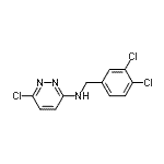 CAS 登录号：919522-44-4， 6-氯-N-[(3,4-二氯苯基)甲基]哒嗪-3-胺