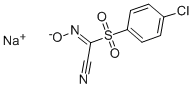 CAS 登录号：91982-77-3， 2-[(4-氯苯基)磺酰基]-2-(羟基亚胺)-乙腈钠盐(1:1)
