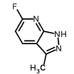 CAS 登录号：920036-28-8， 6-氟-3-甲基-1H-吡唑并[3,4-b]吡啶