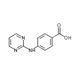 CAS 登录号：920287-46-3， 4-(2-嘧啶基氨基)苯甲酸