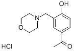 CAS#: 92041-43-5, 1-[4-Hydroxy-3-(Morpholin-4-Ylmethyl)Phenyl]Ethanone Hydrochloride