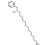 CAS 登录号：92044-80-9， 苯基十三烷基氢亚磷酸盐