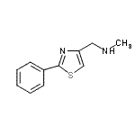 CAS 登录号：921101-66-8， N-甲基-1-(2-苯基-1,3-噻唑-4-基)甲胺
