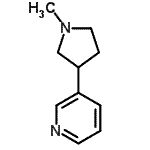 CAS 登录号：92118-22-4， 3-(1-甲基-3-吡咯烷基)吡啶