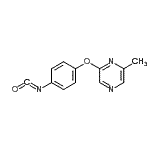 CAS 登录号：921938-98-9， 2-(4-异氰酸苯氧基)-6-甲基吡嗪