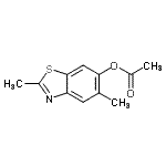 CAS 登录号：92288-20-5， 2,5-二甲基-1,3-苯并噻唑-6-基乙酸酯