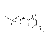 CAS 登录号:923569-77-1, (1Z)-2,2,3,3,4,4,4-七氟-N-(4-甲氧基-2-甲基苯基)丁烷亚胺酰氯