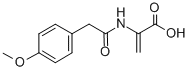 CAS 登录号：92455-12-4， 2-[[2-(4-甲氧基苯基)乙酰基]氨基]丙烯酸