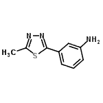 CAS 登录号：924833-38-5， 3-(5-甲基-1,3,4-噻二唑-2-基)苯胺