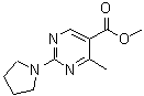 CAS 登录号：924862-97-5， 4-甲基-2-吡咯烷-1-基-嘧啶-5-羧酸甲酯