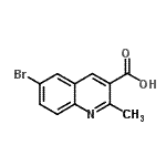 CAS 登录号：92513-39-8， 6-溴-2-甲基-3-喹啉羧酸