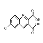 CAS 登录号：92513-50-3， 6-氯-2,3-喹啉二甲酸