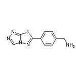 CAS 登录号：925148-45-4， 1-[4-([1,2,4]三唑并[3,4-b][1,3,4]噻二唑-6-基)苯基]甲胺