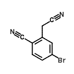 CAS 登录号：925672-88-4， 4-溴-2-(氰基甲基)苯甲腈