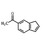 CAS 登录号：92575-92-3， 1-(1H-茚-6-基)乙酮
