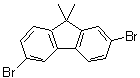 CAS 登录号：925889-85-6， 2,6-二溴-9,9-二甲基-9H-芴