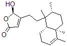 CAS 登录号:92593-91-4, 5-羟基-4-(2-(1,2,3,4,4a,7,8,8a-八氢-1,2,4a,5-四甲基-1-萘基)乙基)-2(5H)-呋喃酮