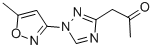 CAS#: 92658-77-0, 1-[1-(5-Methyl-3-Isoxazolyl)-1H-1,2,4-Triazol-3-Yl]-2-Propanone