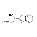 CAS 登录号：92677-77-5， N-甲基-N-(2-丙炔-1-基)-1,3-苯并噻唑-2-胺