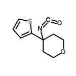 CAS 登录号：926921-63-3， 4-异氰酸-4-(2-噻吩基)四氢-2H-吡喃