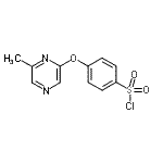 CAS 登录号：926921-66-6， 4-[(6-甲基-2-吡嗪基)氧基]苯磺酰氯