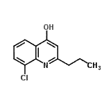 CAS 登录号：927800-63-3， 8-氯-2-丙基-4-喹啉醇