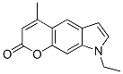 CAS 登录号：92782-48-4， 4-甲基-N-乙基吡咯并[3,2-g]香豆素