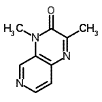 CAS 登录号：92799-14-9， 2,4-二甲基吡啶并[3,4-b]吡嗪-3(4H)-酮