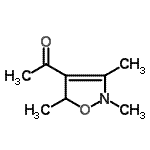 CAS 登录号：92807-73-3， 1-(2,3,5-三甲基-2,5-二氢-1,2-恶唑-4-基)乙酮