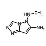 CAS 登录号：928338-50-5， N<sup>5</sup>-甲基-5H-吡唑并[5,1-c][1,2,4]三唑-5,6-二胺