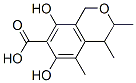CAS 登录号:92838-21-6, 6,8-二羟基-3,4,5-三甲基-异色满-7-羧酸