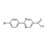 CAS 登录号：928713-94-4， 2-(4-溴苯基)-5-嘧啶羧酸