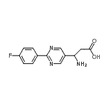 CAS 登录号：928714-04-9， 3-氨基-3-[2-(4-氟苯基)-5-嘧啶基]丙酸