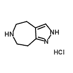 CAS 登录号：928774-98-5， 2,4,5,6,7,8-六氢吡唑并[3,4-d]氮杂卓盐酸盐(1:1)