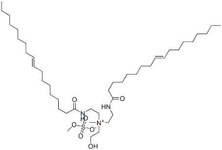 CAS 登录号：92888-37-4， (2-羟基乙基)甲基双[2-[(1-氧代十八碳-9-烯基)氨基]乙基]铵硫酸甲酯盐