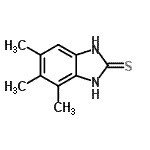 CAS 登录号：92893-95-3， 4,5,6-三甲基-1,3-二氢-2H-苯并咪唑-2-硫酮