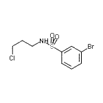 CAS 登录号：929000-46-4， 3-溴-N-(3-氯丙基)苯磺酰胺