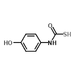CAS 登录号：92903-52-1， (4-羟基苯基)氨基硫代甲酸S-酸