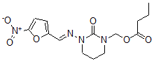 CAS 登录号：92950-21-5， [3-[(5-硝基呋喃-2-基)亚甲基氨基]-2-氧代-1,3-二嗪农-1-基]甲基丁酸酯