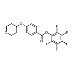 CAS#: 930110-97-7, Pentafluorophenyl 4-(tetrahydro-2H-pyran-4-yloxy)benzoate