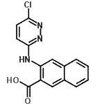 CAS 登录号：930295-17-3， 3-[(6-氯哒嗪-3-基)氨基]萘-2-羧酸