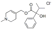 CAS#: 93101-83-8, (1-Methyl-5,6-Dihydro-2H-Pyridin-4-Yl)Methyl 2-Hydroxy-3-Methyl-2-Phenyl-Butanoate Chloride