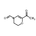 CAS 登录号：93172-33-9， 6-乙酰基-2,3-二氢-4H-1,4-恶嗪-4-甲醛