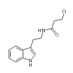 CAS 登录号：93187-18-9， 3-氯-N-[2-(1H-吲哚-3-基)乙基]丙酰胺