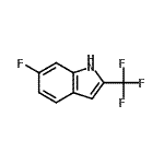 CAS 登录号：932014-36-3， 6-氟-2-(三氟甲基)-1H-吲哚