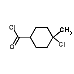 CAS 登录号：93296-79-8， 4-氯-4-甲基环己烷羰基氯化物